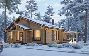 Дом из клееного бруса VZ-311 