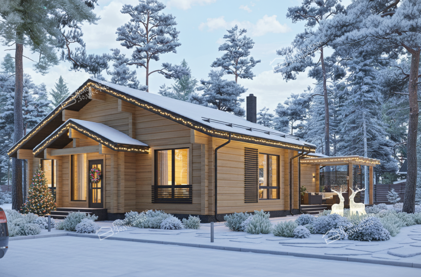 Дом из клееного бруса VZ-311 