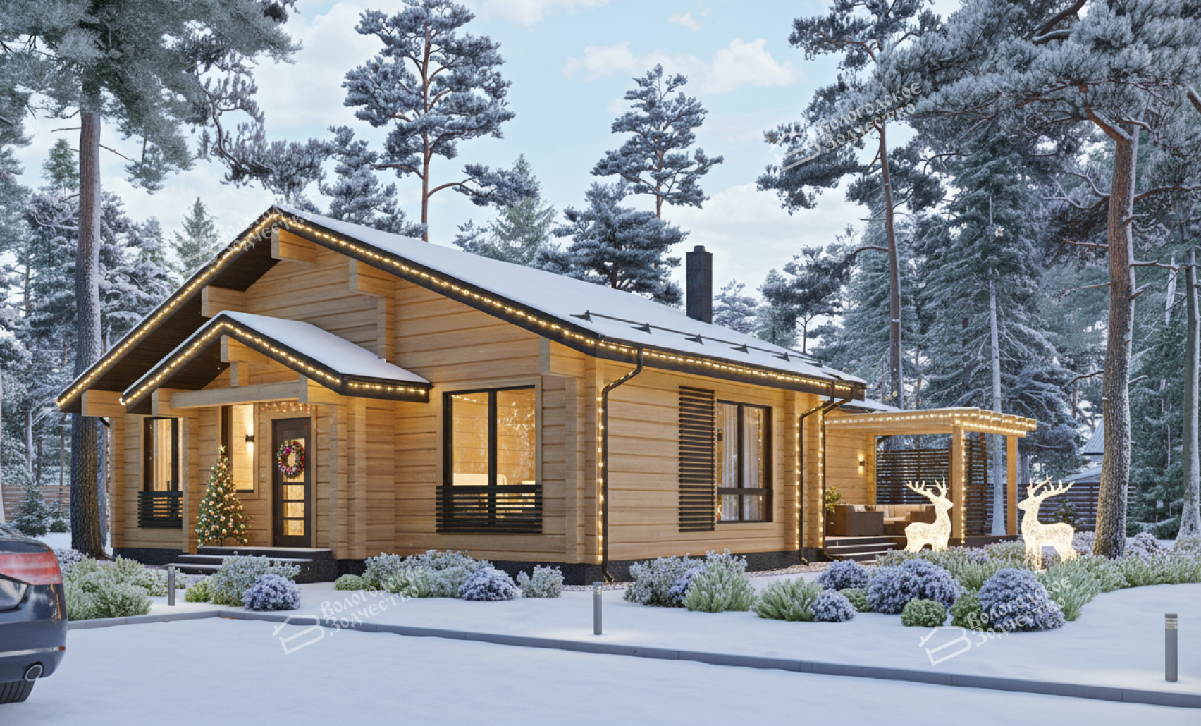 Дом из профилированного бруса VZ-311 