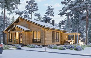 Дом из профилированного бруса VZ-311 
