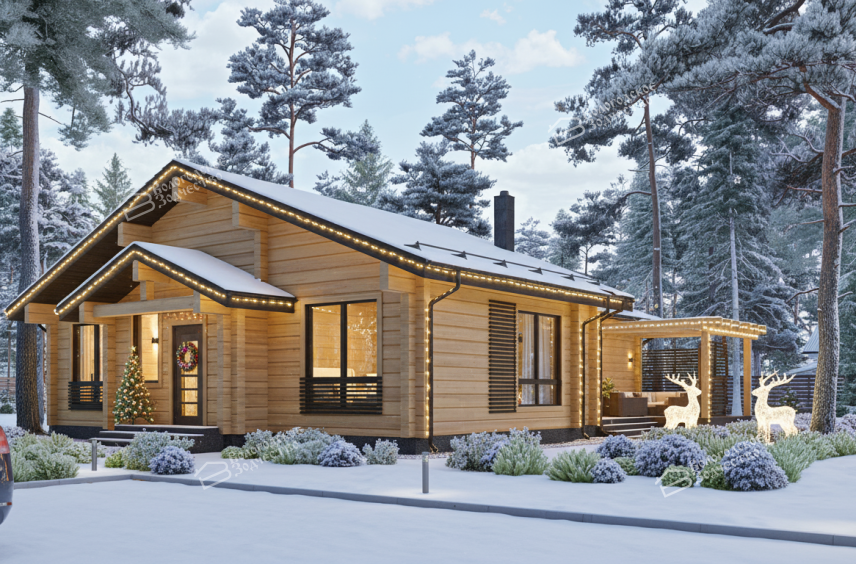 Дом из профилированного бруса VZ-311 