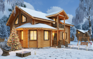 Дом из клееного бруса VZ-312  