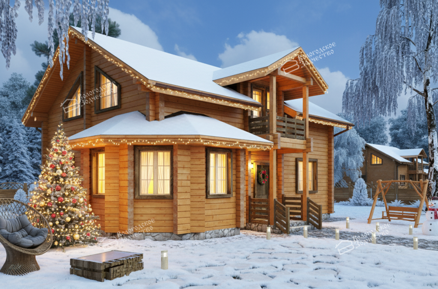 Дом из клееного бруса VZ-312  