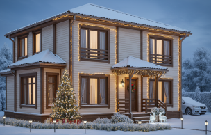 Дом из клееного бруса VZ-313  