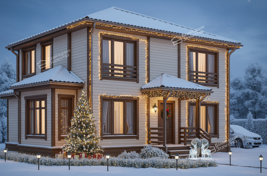 Дом из клееного бруса VZ-313  