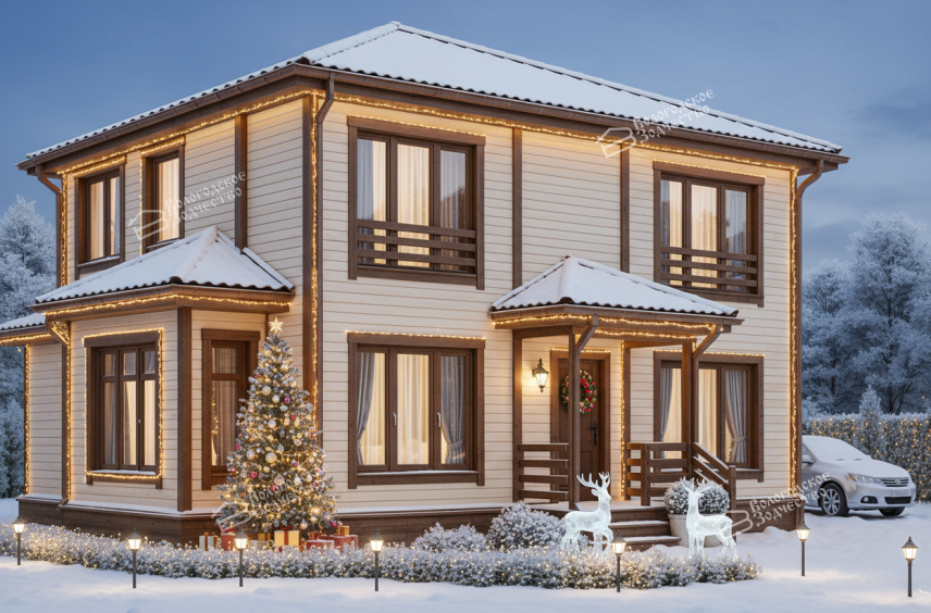 Дом из профилированного бруса VZ-313  