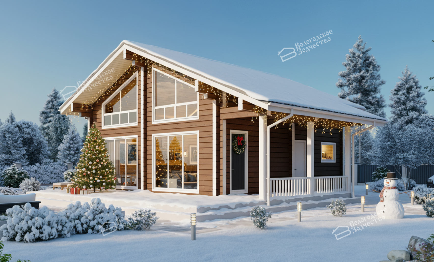 Дом из клееного бруса VZ-314