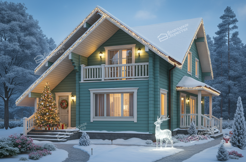 Дом из клееного бруса VZ-317 