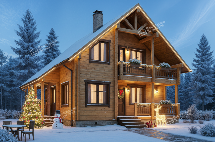 Дом из клееного бруса VZ-319