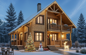 Дом из профилированного бруса VZ-319