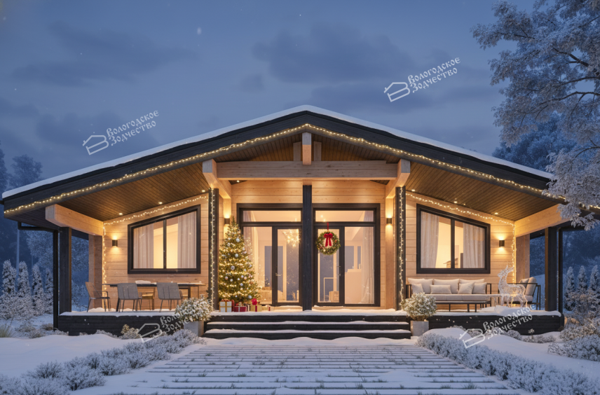 Дом из клееного бруса VZ-320