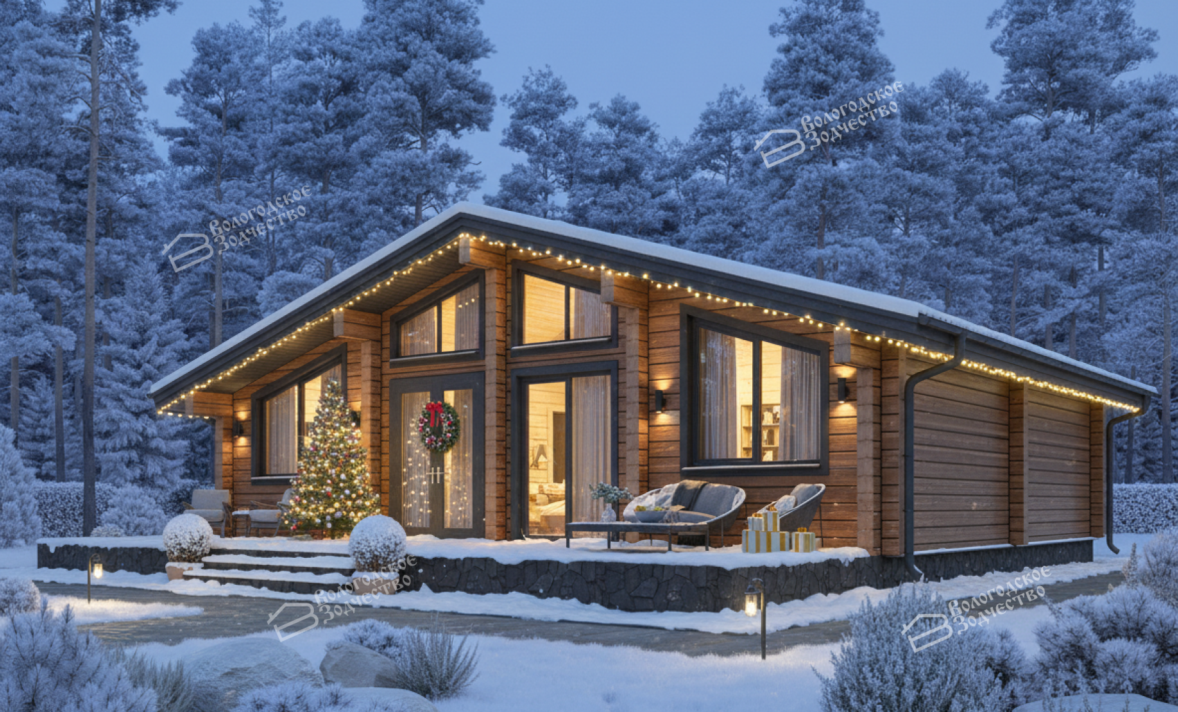 Дом из клееного бруса VZ-321