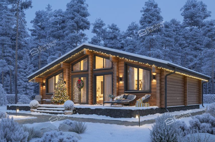 Дом из клееного бруса VZ-321