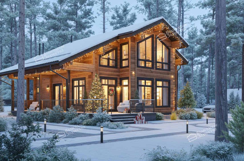 Дом из клееного бруса VZ-322