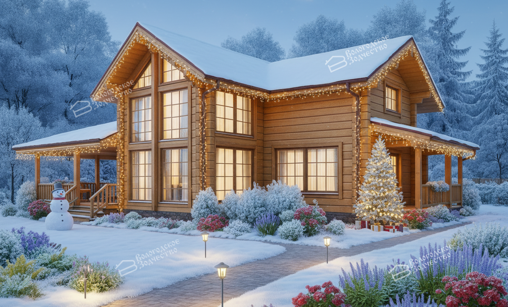 Дом из клееного бруса VZ-323