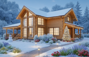 Дом из клееного бруса VZ-323