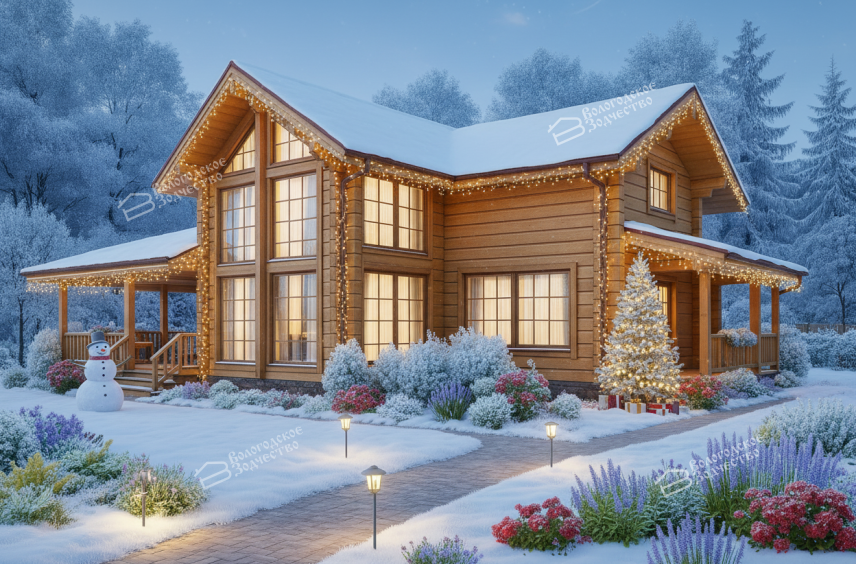 Дом из клееного бруса VZ-323