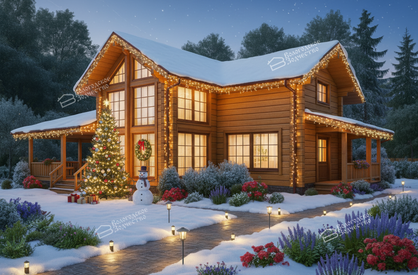 Дом из профилированного бруса VZ-323