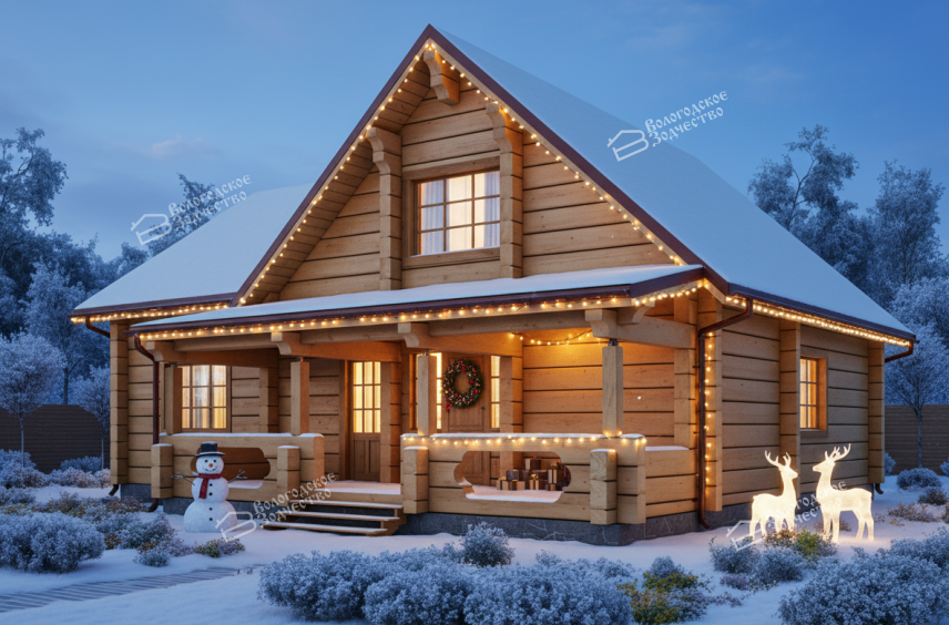 Дом из клееного бруса VZ-325