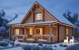 Дом из профилированного бруса VZ-325