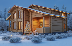 Дом из профилированного бруса VZ-326 