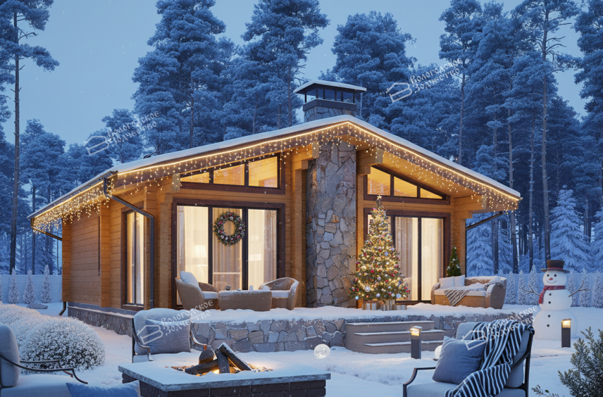 Дом из клееного бруса VZ-329