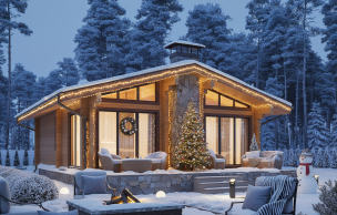 Дом из профилированного бруса VZ-329