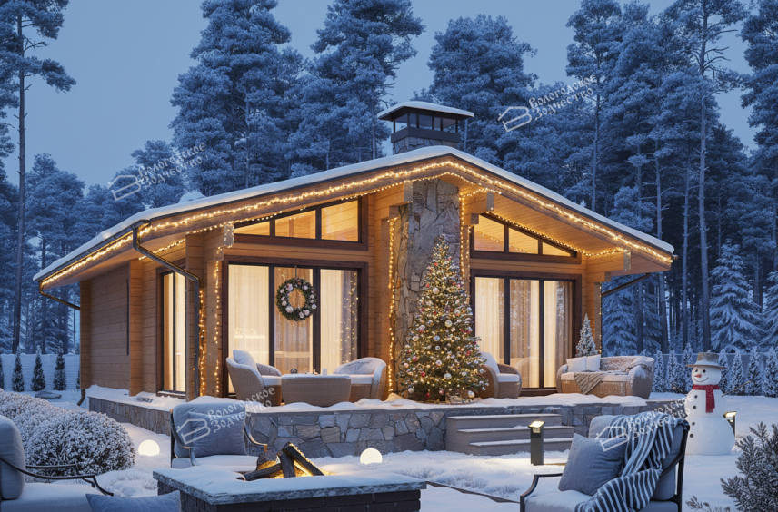 Дом из профилированного бруса VZ-329