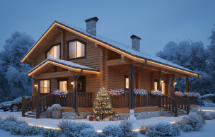 Дом из клееного бруса VZ-330