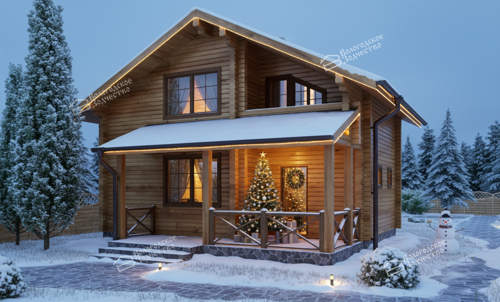 Дом из клееного бруса VZ-331