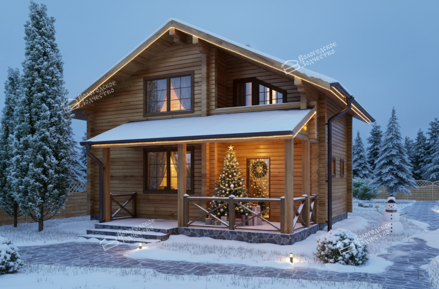 Дом из клееного бруса VZ-331