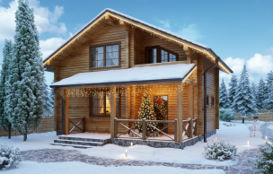 Дом из профилированного бруса VZ-331 