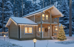 Дом из профилированного бруса VZ-333  