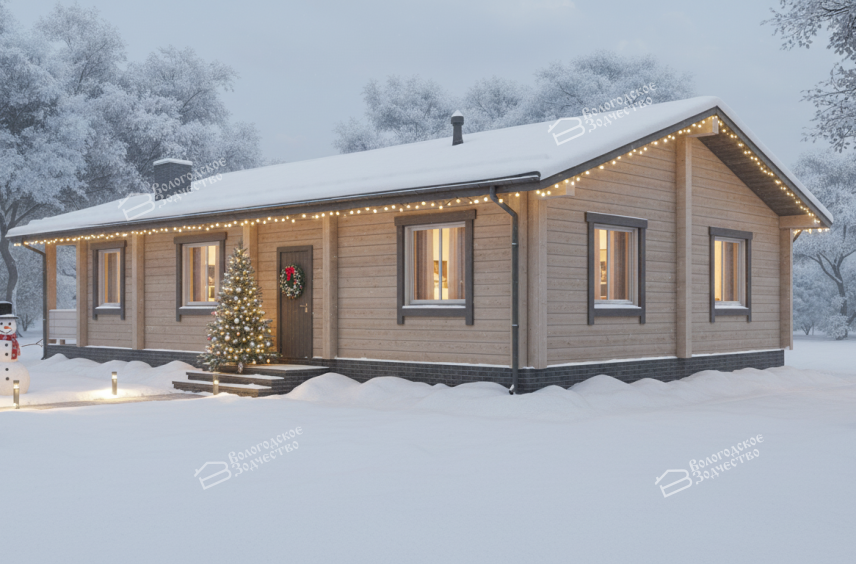 Дом из клееного бруса VZ-334