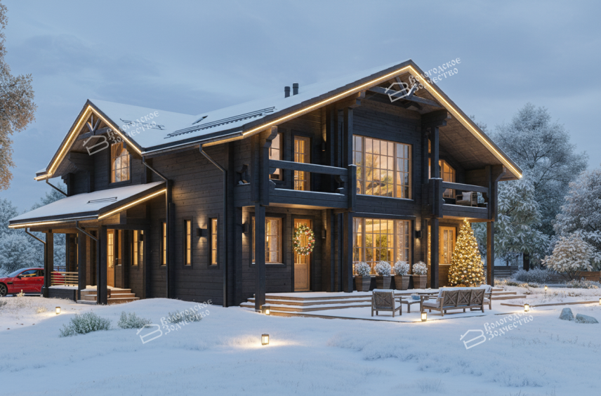 Дом из клееного бруса VZ-335