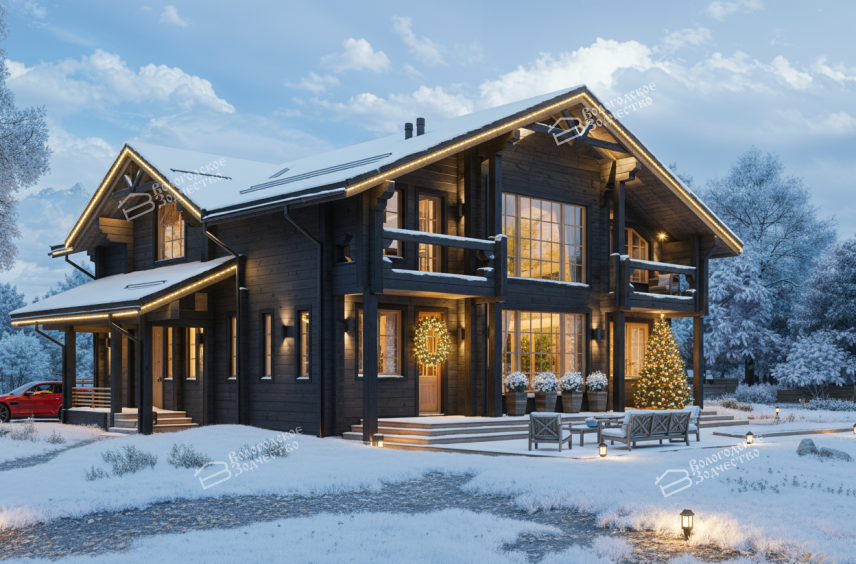 Дом из профилированного бруса VZ-335