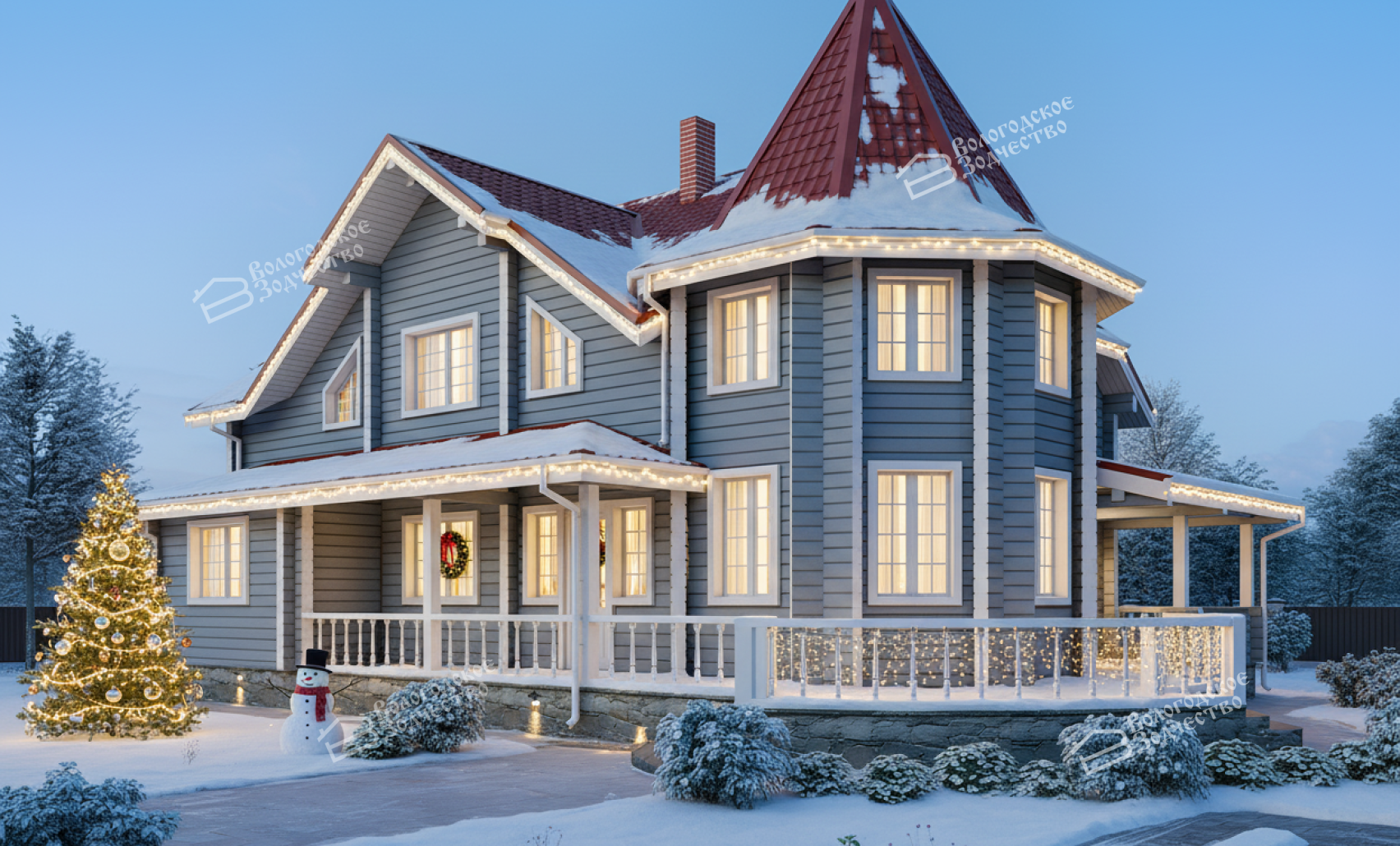 Дом из клееного бруса VZ-336