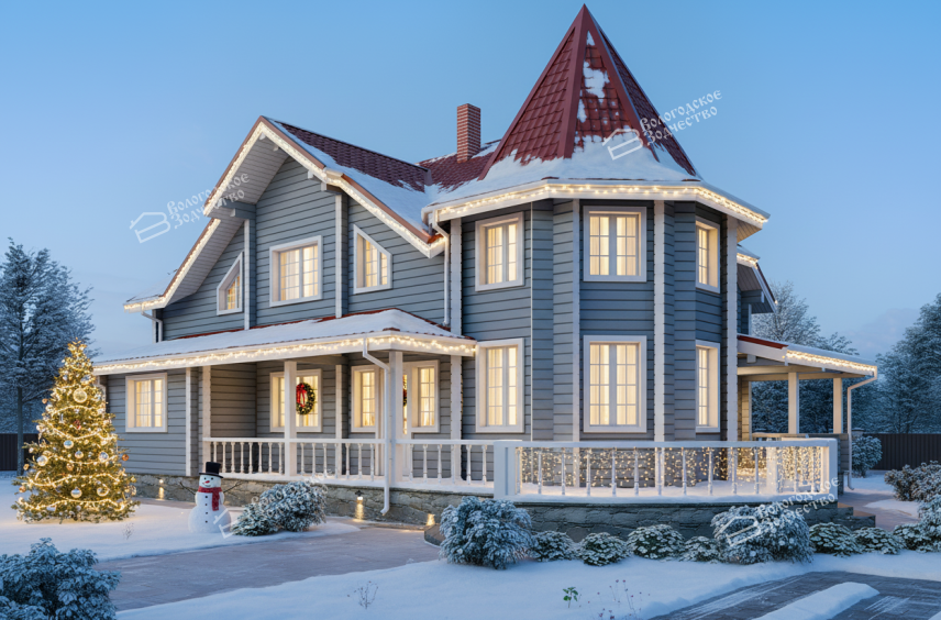 Дом из клееного бруса VZ-336