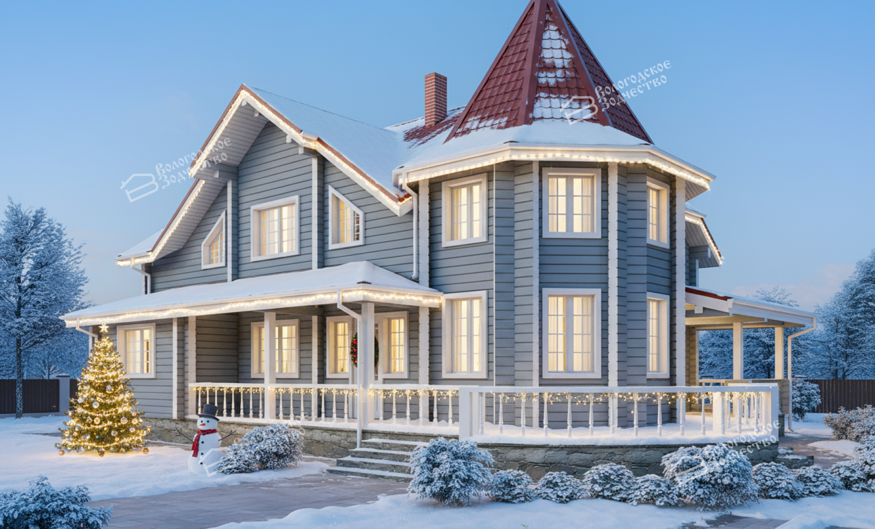 Дом из профилированного бруса VZ-336