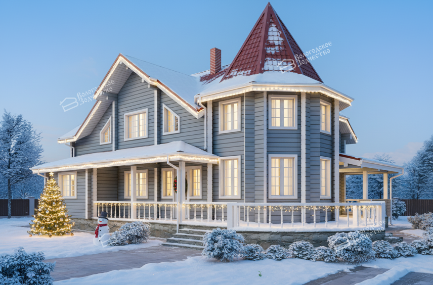 Дом из профилированного бруса VZ-336