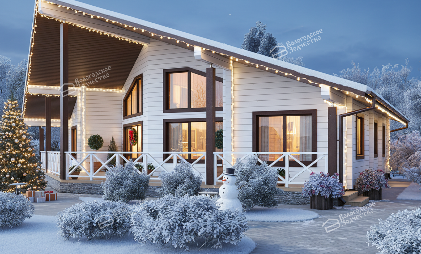 Дом из клееного бруса VZ-337 