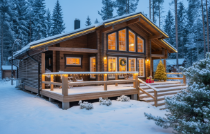 Дом из профилированного бруса VZ-338 