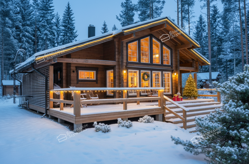 Дом из профилированного бруса VZ-338 