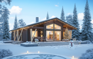 Дом из профилированного бруса VZ-340