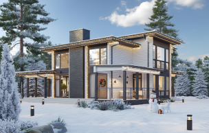 Дом из клееного бруса VZ-341