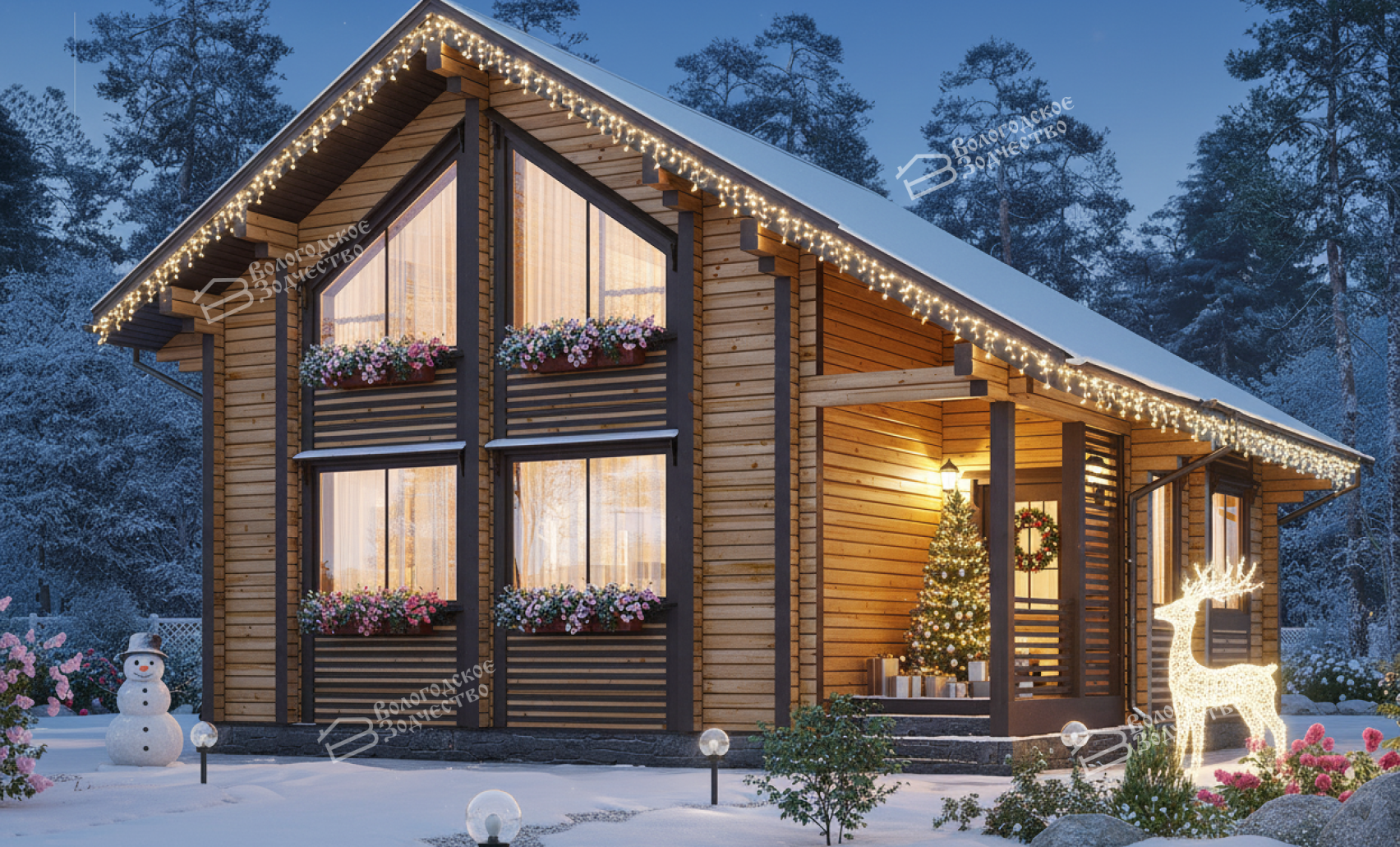 Дом из клееного бруса VZ-342