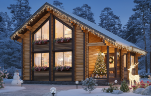 Дом из профилированного бруса VZ-342