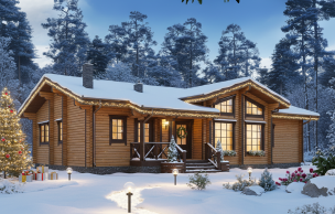 Дом из профилированного бруса VZ-344 