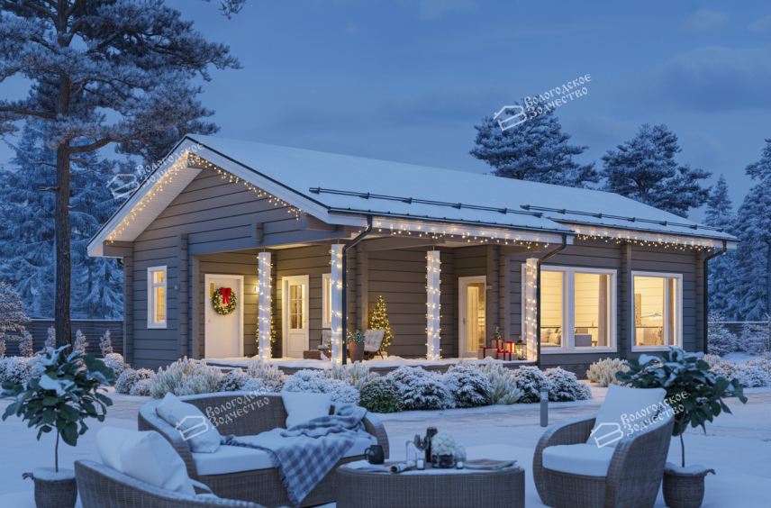 Дом из клееного бруса VZ-345