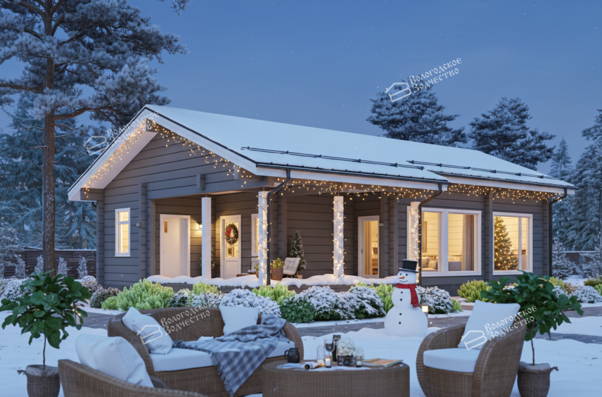 Дом из профилированного бруса VZ-345